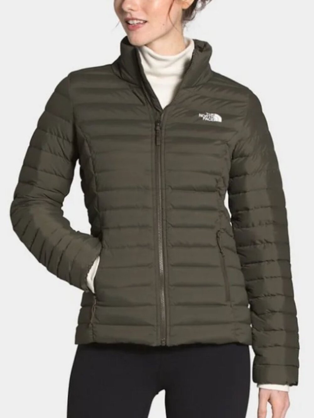 The North Face Stretch Down Jacket 700 Down Fill Women's Medium Packable Puffer